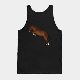 Jumping Bay Horse Tank Top